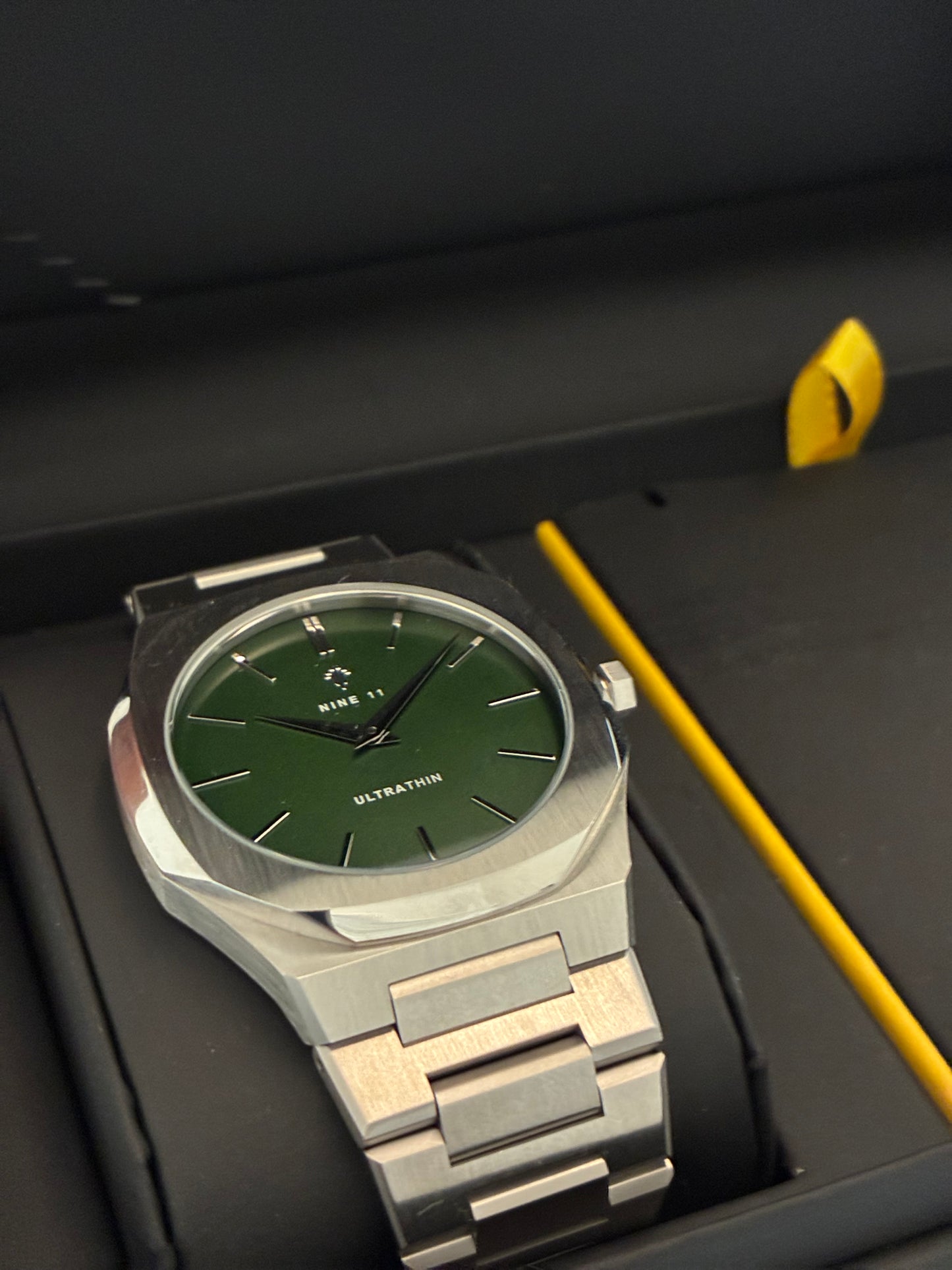 911 Watch Green Dial