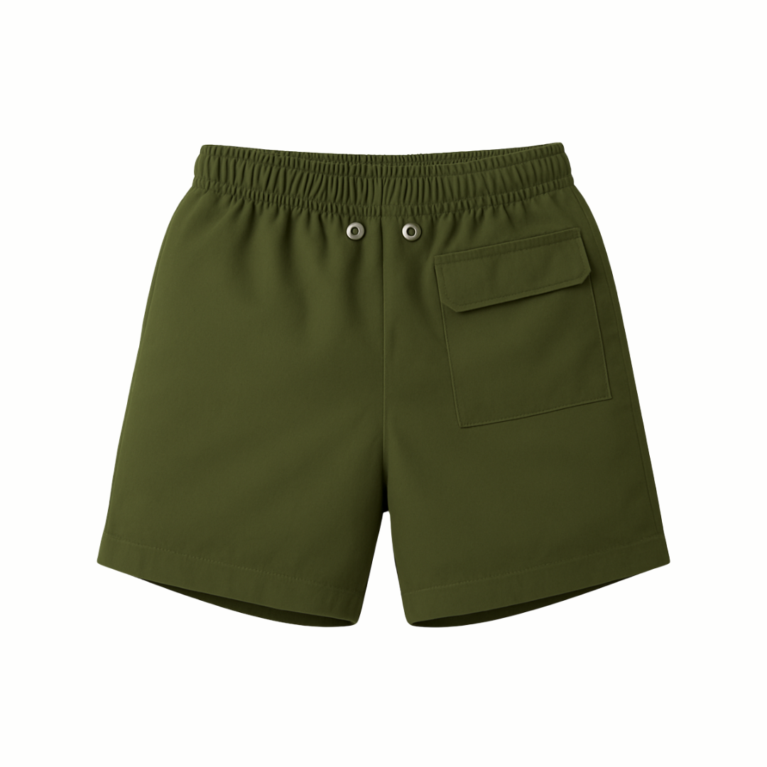 Men Short Swim Shorts Jacquard Turtles