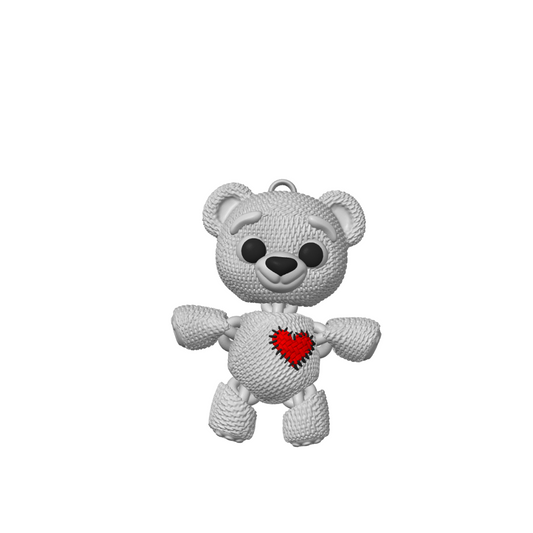 Bear Keychin 3D Printing